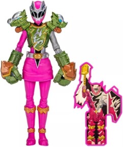 Power Rangers Dino Fury Figur: Pinker Ranger in Smash-Rüstung