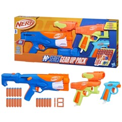 3er-Pack Nerf N Series Gear Up-Blaster mit 18 N1-Pfeilen