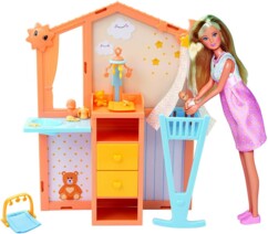 Steffi-Puppe mit Überraschungsbaby