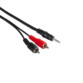 Stereo-Audiokabel Klinkenstecker / Cinch-Stecker – 1,5 m