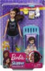 Babysitter Barbiepuppe-Set mit kleinem Mädchen und Bettchen