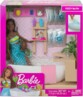 Barbie Wellnesstag-Set mit Puppe und Badewanne
