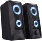 2 Javv GXT 606B 12W LED-Lautsprecher für Computer