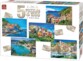 5 Puzzles italienische Dorf - 5 x 1000 Teile