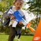 Nerf Fortnite Blue Shock Dart Blaster mit motorisiertem Schnellfeuer