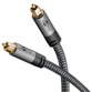 Goobay Geflochtenes Toslink-Audiokabel – 1 m