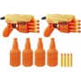 Deux blasters Nerf Fang QS-4 avec 4 cibles pour s'entraîner à tirer.